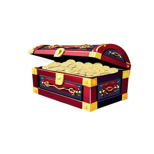 Treasure Chest With Coins Png 47 PNG image