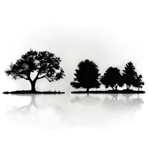 Tree Boundary Silhouette PNG Pmd PNG
