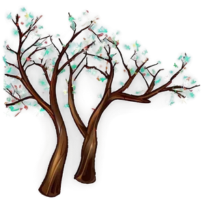 Tree Branches And Stars PNG 5 PNG