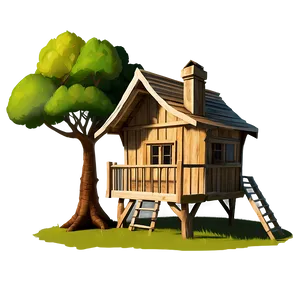 Tree House Concept PNG 06282024