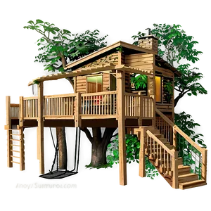 Tree House Deck PNG Bnx