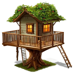 Tree House Design Png 06282024 PNG image