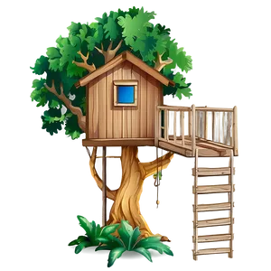 Tree House Design Png Oip PNG image