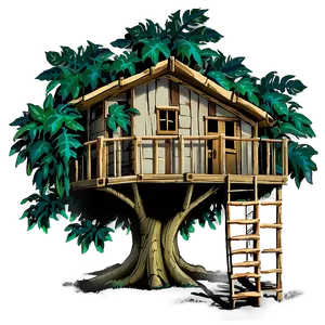 Tree House Fortress PNG 73