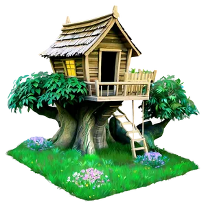 Tree House Garden PNG Boi31 PNG