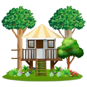 Tree House Garden PNG Ohh69 PNG