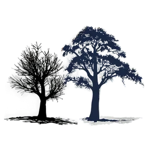 Tree Line Profile PNG 75