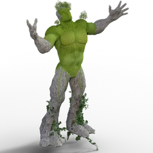 Tree Man Figure3 D Model PNG image