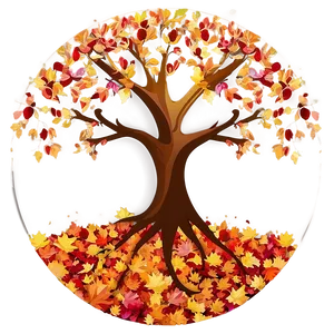 Tree Of Life In Autumn Colors PNG 59