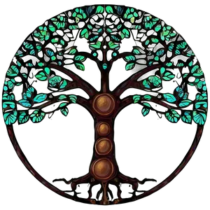 Tree Of Life In Digital Art Style Png 06122024 PNG image