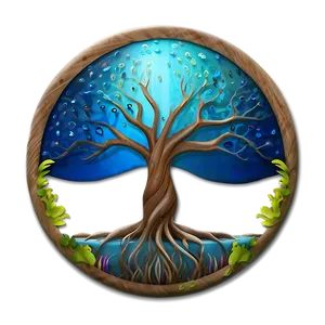 Tree Of Life In Ocean Theme PNG Imy61 PNG