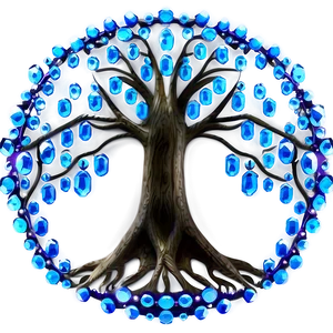 Tree Of Life With Crystal Gems PNG Nml