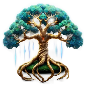 Tree Of Life With Ethereal Aura PNG 20