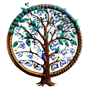 Tree Of Life With Peace Dove Png 06122024 PNG image