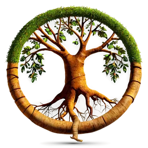 Tree Of Life With Roots Visible PNG Hnw PNG