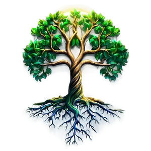 Tree Of Life With Sun Flare Png 75 PNG image