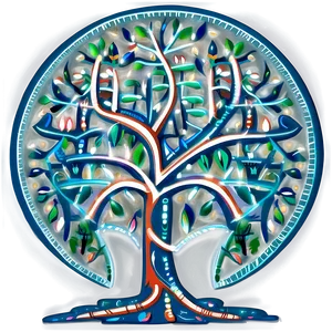 Tree Of Life With Tribal Marks PNG 06122024 PNG