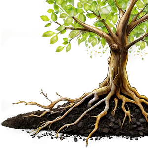 Tree Roots And Soil Png 17 PNG image