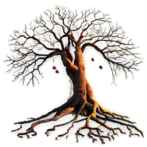 Tree Roots In Autumn PNG Cuu