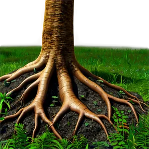 Tree Roots In Nature Png 06262024 PNG image