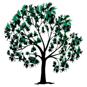 Tree Silhouette Skyline PNG 10 PNG