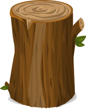 Tree Stump Illustration PNG image