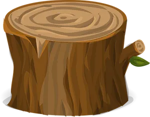 Tree Stump Illustration