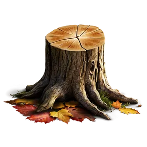 Tree Stump In Autumn PNG Ygt66 PNG