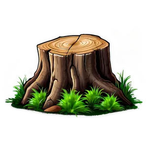 Tree Stump In Grass Png 88 PNG image