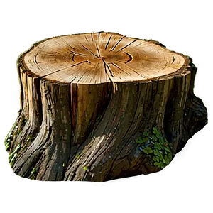 Tree Stump In Sunrise PNG Mat57 PNG