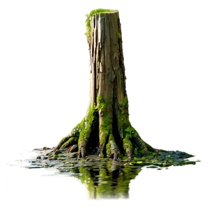 Tree Stump In Swamp PNG 59