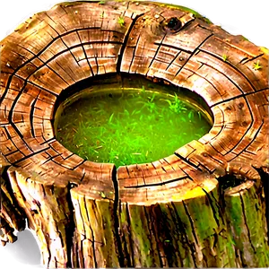 Tree Stump In Swamp PNG Mvw