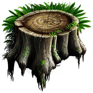 Tree Stump With Roots Png 7 PNG image