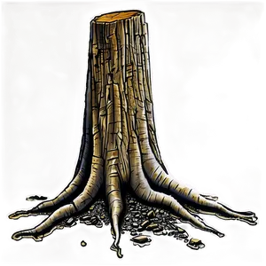 Tree Stump With Roots Png 75 PNG image