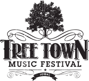 Tree Town Music Festival Logo PNG