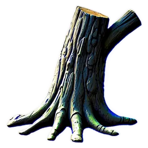 Tree Trunk Art PNG Dlb10