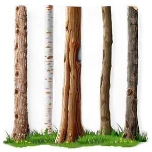 Tree Trunk Art PNG Fah