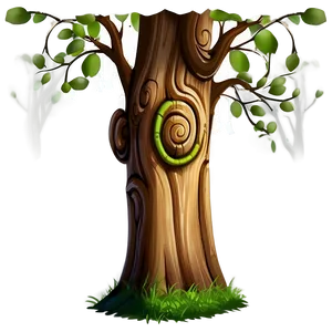 Tree Trunk Art PNG Ngf