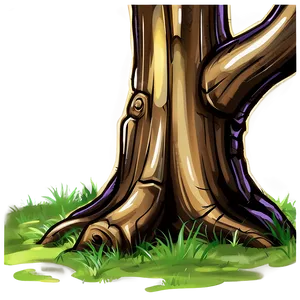 Tree Trunk Cartoon PNG 40