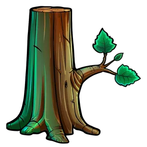Tree Trunk Cartoon PNG 60