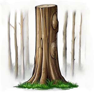 Tree Trunk Clipart PNG Hnr
