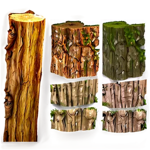 Tree Trunk Detail PNG Oog52