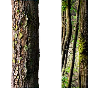 Tree Trunk In Forest PNG 05242024