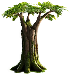 Tree Trunk In Forest PNG Phl