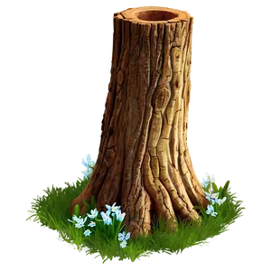Tree Trunk In Spring PNG 05242024 PNG