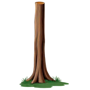Tree Trunk In Sunset PNG 05242024