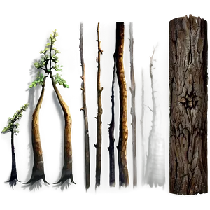 Tree Trunk Silhouette PNG 83