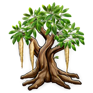 Tree Trunk With Branches PNG Hbd61