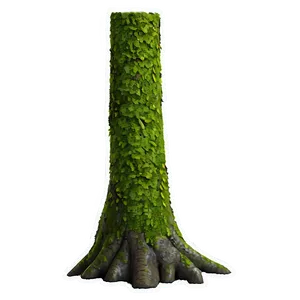 Tree Trunk With Moss PNG Vux83