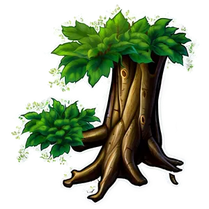 Tree Trunk With Vines PNG Gdc